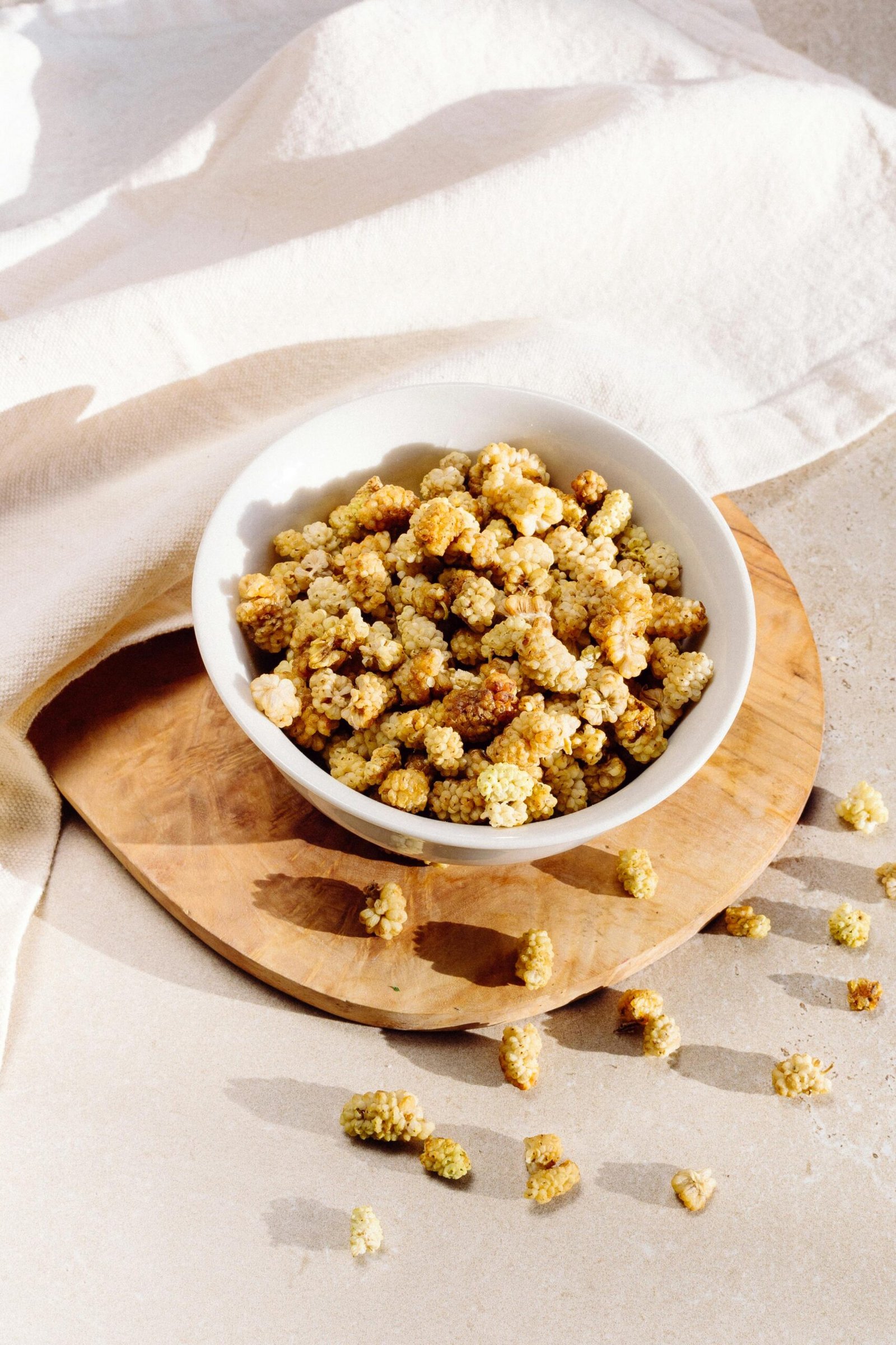 White Dried Mulberries - Image 2